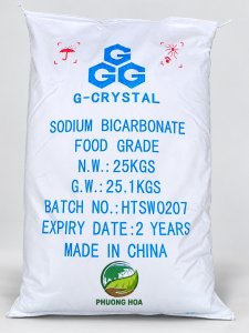 Sodium Bicarbonate G-CRYSTAL Food Grade: NaHCO₃ tinh khiết
